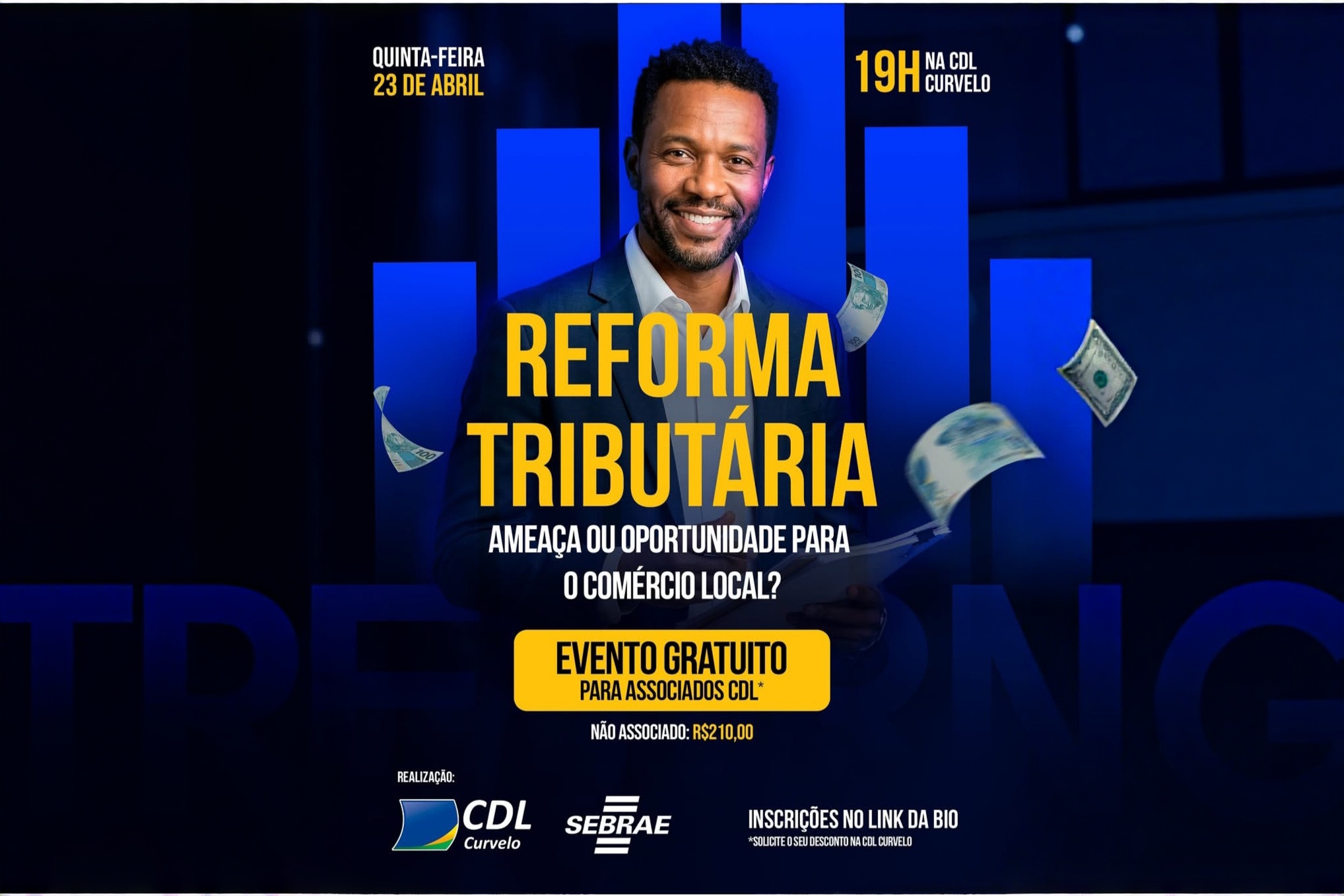 CDL Curvelo e Sebrae promovem painel sobre reforma tributária para empresários